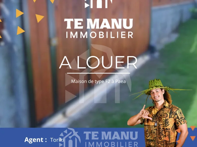 À louer sur Paea – Maison neuve de type F2 - temanuimmobilier.com